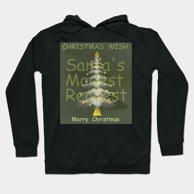 Modest Christmas wish Hoodie by XT STUDIO ART